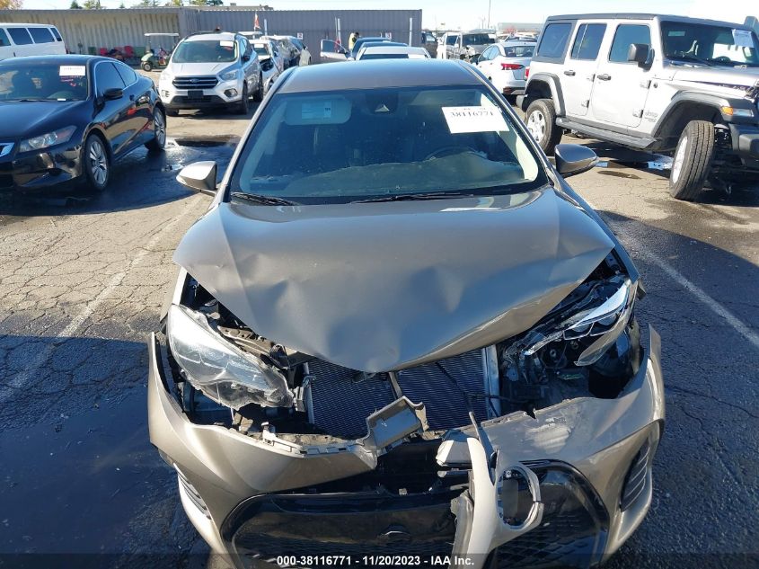 2019 TOYOTA COROLLA SE - 2T1BURHEXKC229196