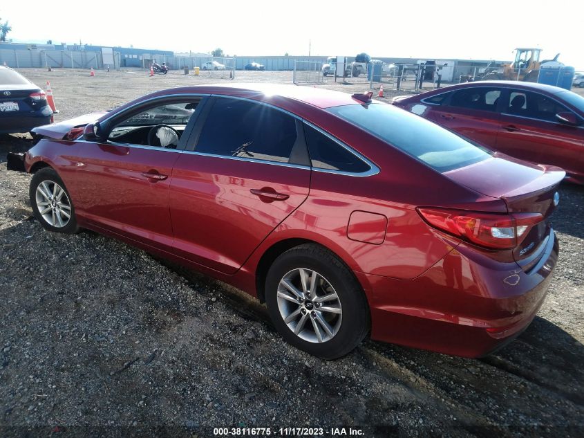 2015 HYUNDAI SONATA SE - 5NPE24AFXFH137114