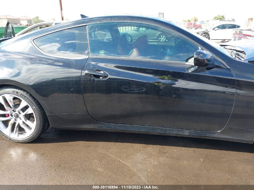 2013 HYUNDAI GENESIS 3.8 R-SPEC - KMHHU6KJ8DU103239