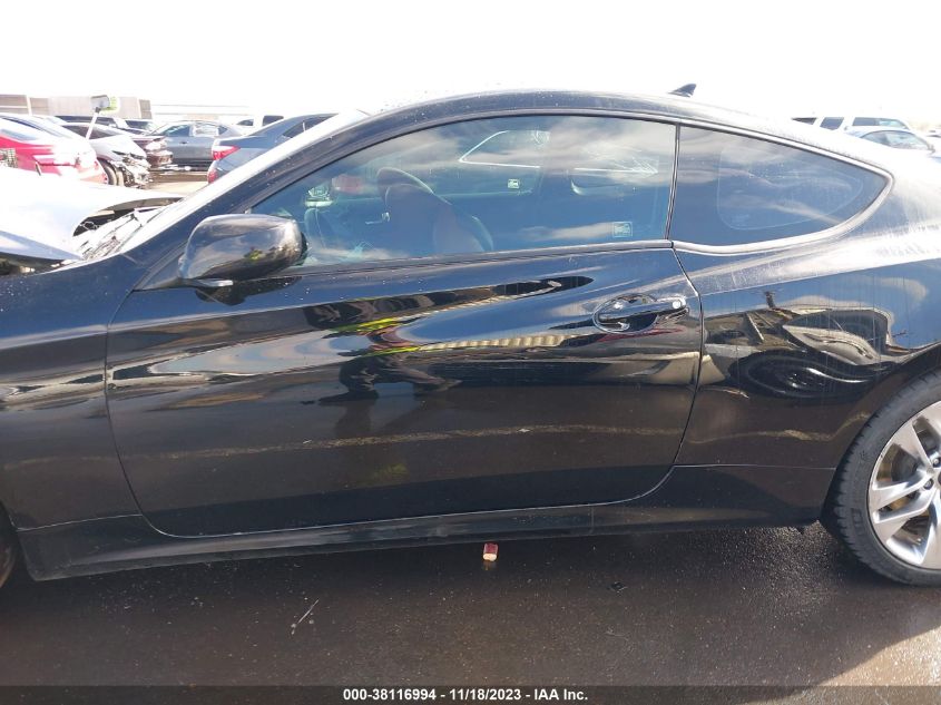 2013 HYUNDAI GENESIS 3.8 R-SPEC - KMHHU6KJ8DU103239
