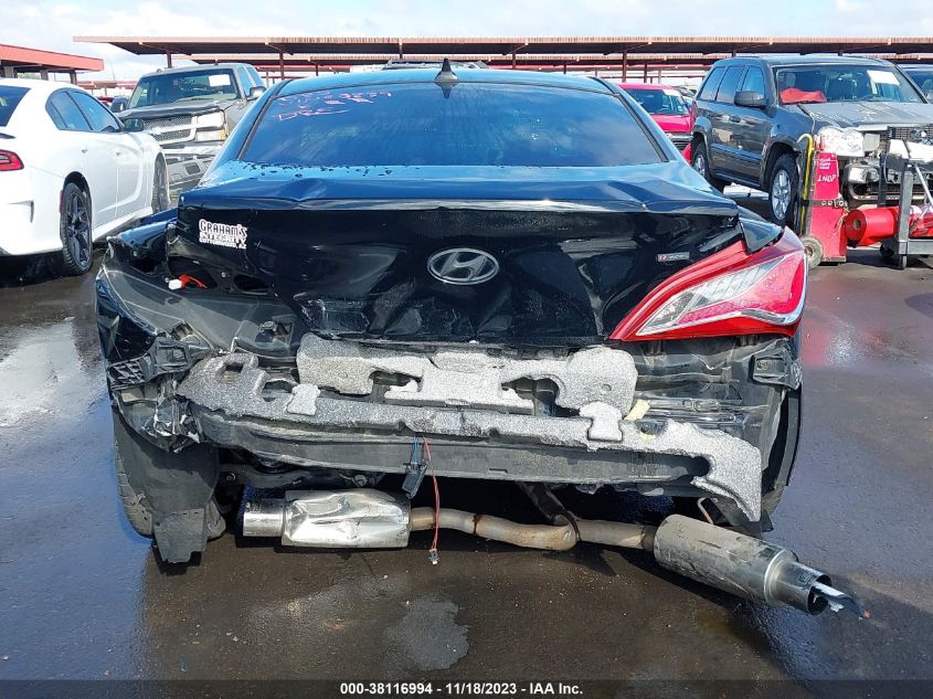 2013 HYUNDAI GENESIS 3.8 R-SPEC - KMHHU6KJ8DU103239