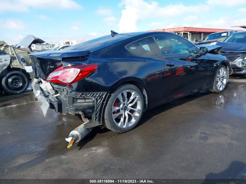 2013 HYUNDAI GENESIS 3.8 R-SPEC - KMHHU6KJ8DU103239