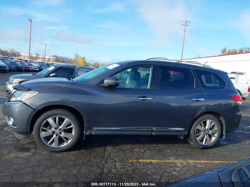2014 NISSAN PATHFINDER PLATINUM - 5N1AR2MM0EC636907
