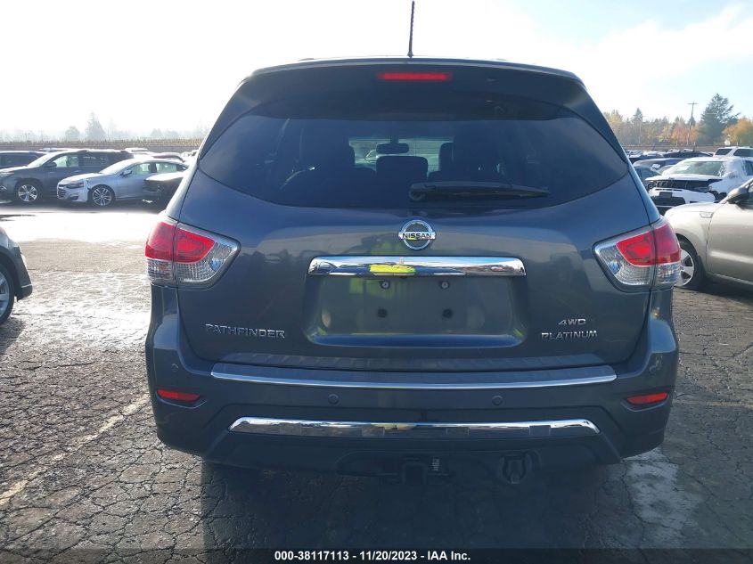 2014 NISSAN PATHFINDER PLATINUM - 5N1AR2MM0EC636907