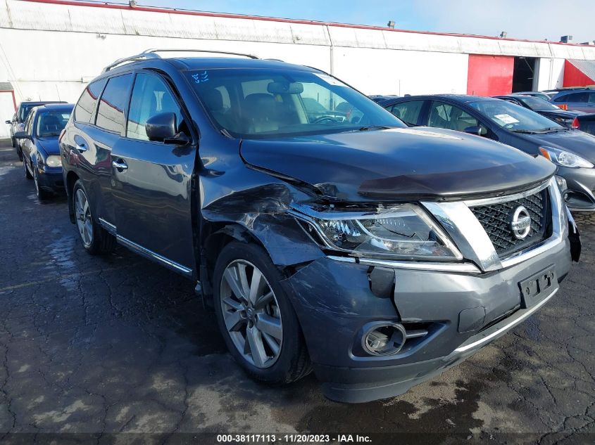 2014 NISSAN PATHFINDER PLATINUM - 5N1AR2MM0EC636907