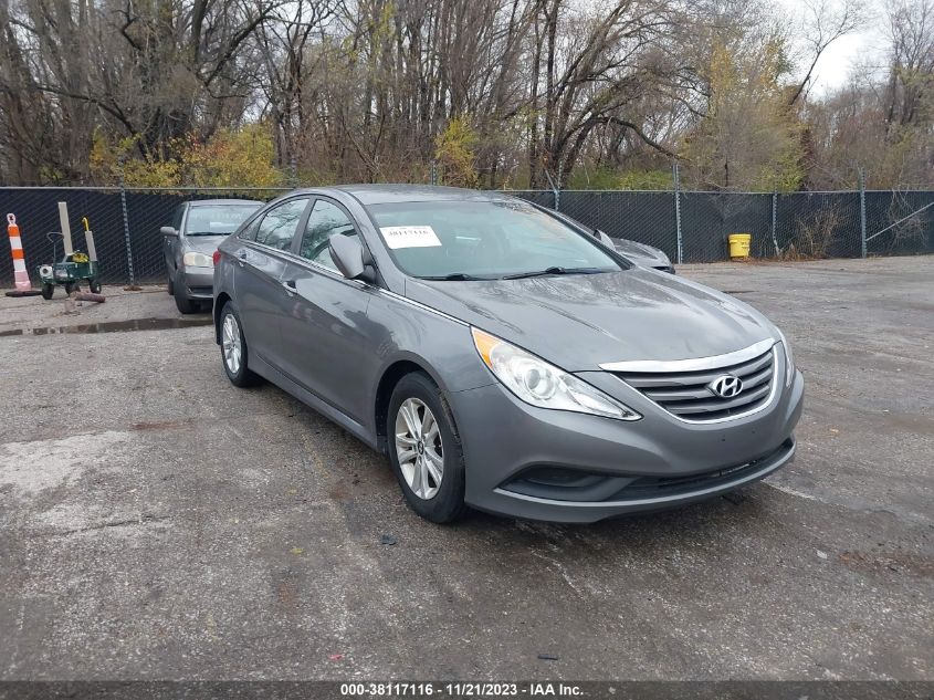 2014 HYUNDAI SONATA GLS - 5NPEB4AC4EH918375