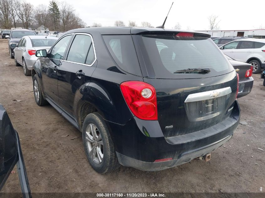 2013 CHEVROLET EQUINOX LS - 2GNFLCEK7D6104471