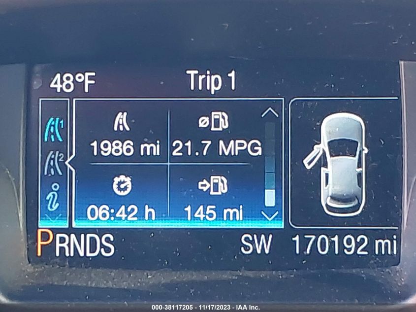2013 FORD ESCAPE SEL - 1FMCU9H92DUD71986