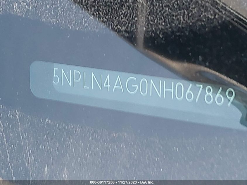2022 HYUNDAI ELANTRA SEL - 5NPLN4AG0NH067869