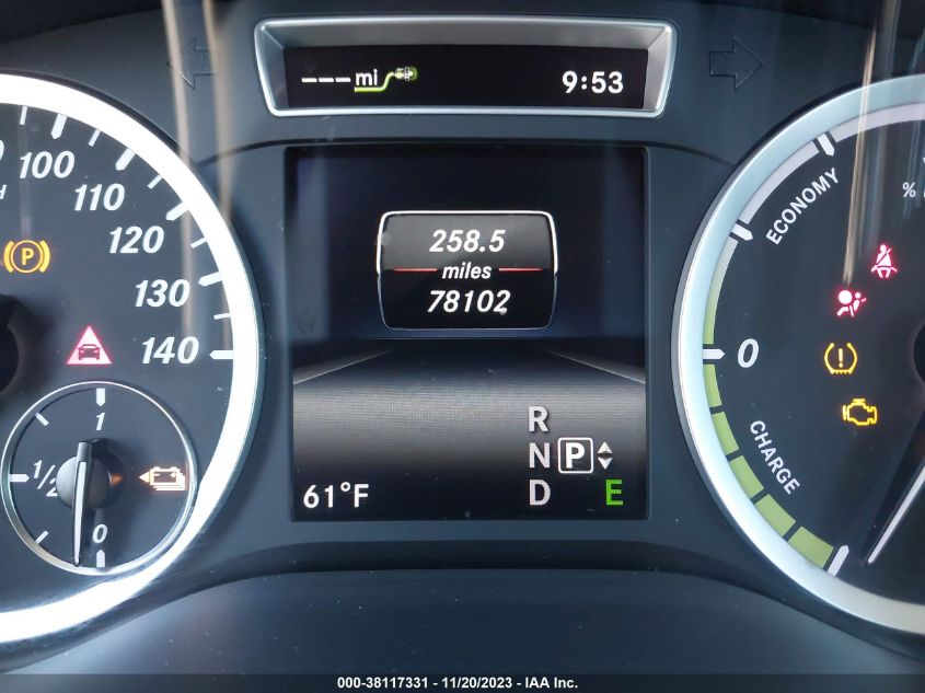 2014 MERCEDES-BENZ B-CLASS - WDDVP9AB3EJ001706