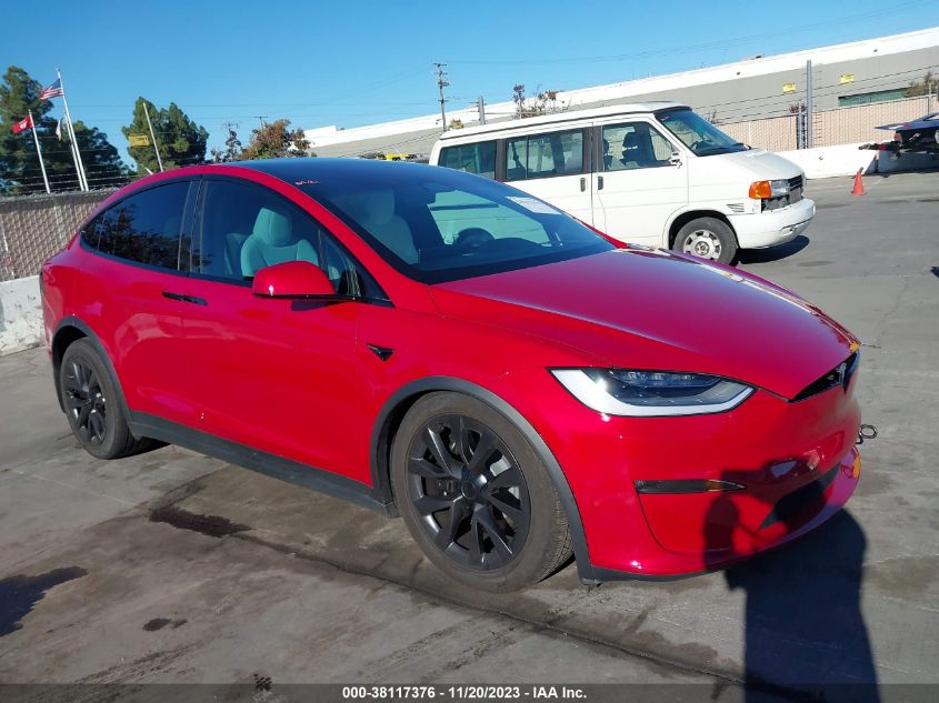 7SAXCAE53PF375900 TESLA MODEL X DUAL MOTOR ALL-WHEEL 2023