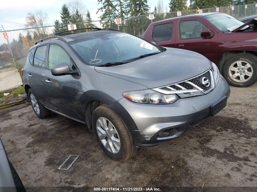 2013 NISSAN MURANO SL - JN8AZ1MW4DW300419