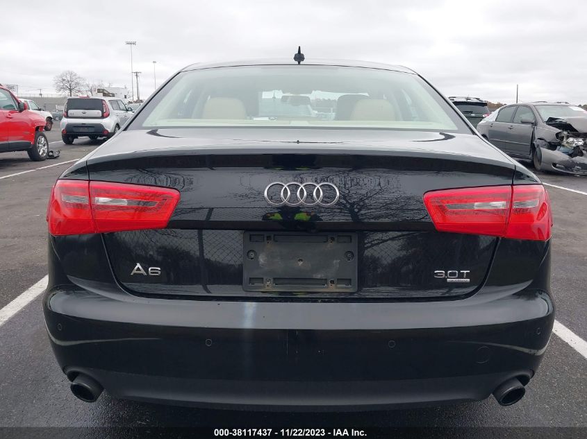 2013 AUDI A6 3.0T PREMIUM PLUS - WAUGGAFC4DN153830