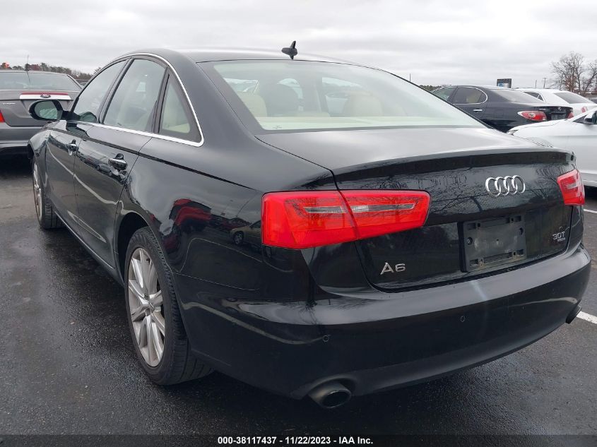 2013 AUDI A6 3.0T PREMIUM PLUS - WAUGGAFC4DN153830