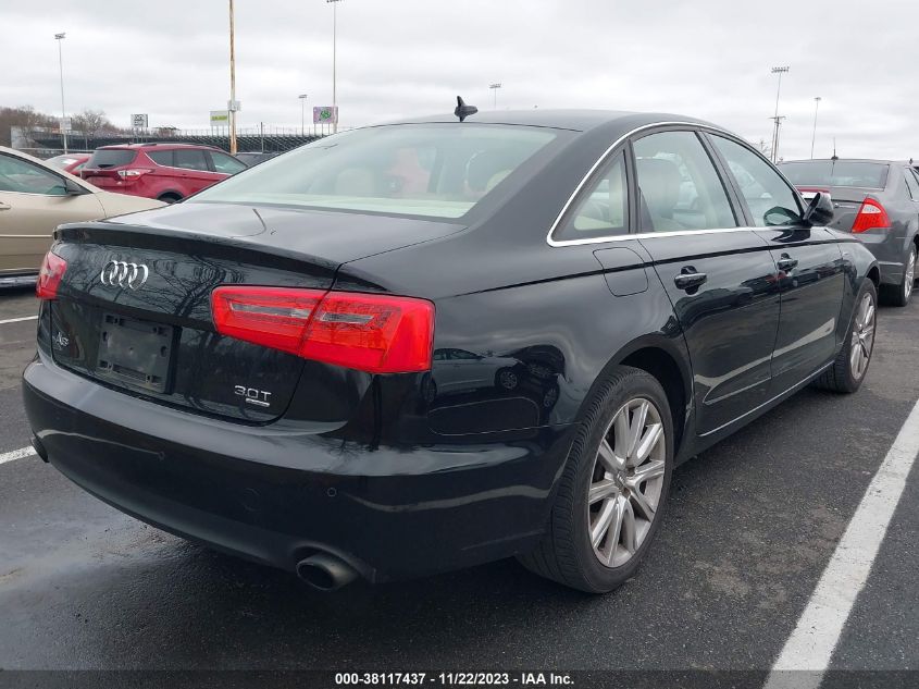 2013 AUDI A6 3.0T PREMIUM PLUS - WAUGGAFC4DN153830