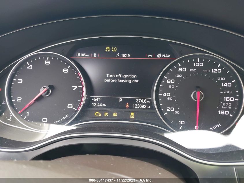 2013 AUDI A6 3.0T PREMIUM PLUS - WAUGGAFC4DN153830