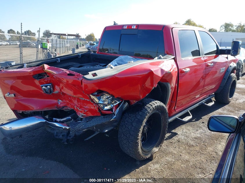 VIN 1C6RR7LG2JS125206 2018 RAM 1500 BIG HORN  4X4 5\7" BOX