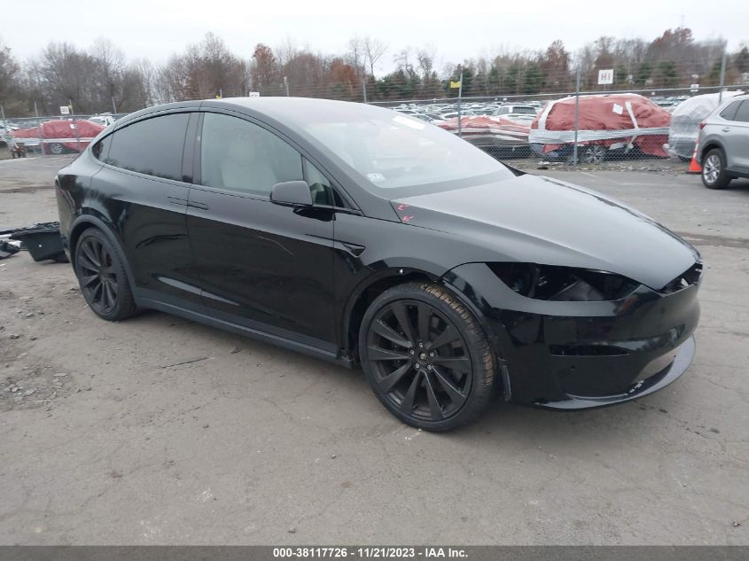 7SAXCDE57NF358905 TESLA MODEL X DUAL MOTOR ALL-WHEEL 2022