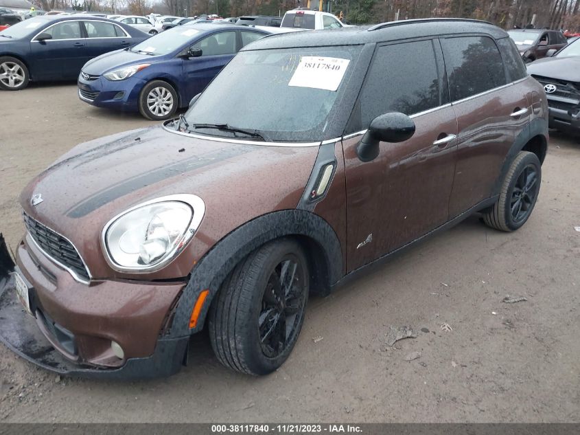 2013 MINI COUNTRYMAN COOPER S - WMWZC5C56DWP31731
