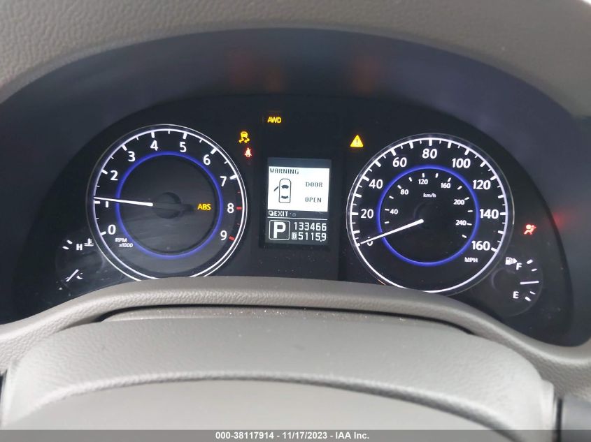 2013 INFINITI G37X - JN1CV6AR4DM752445