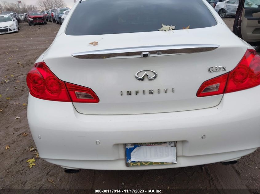 2013 INFINITI G37X - JN1CV6AR4DM752445