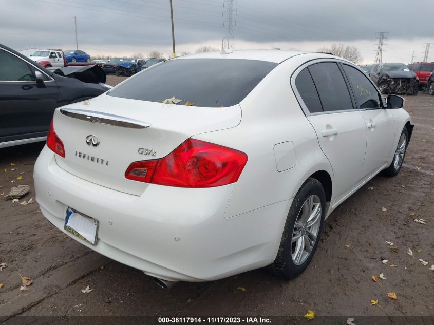 2013 INFINITI G37X - JN1CV6AR4DM752445