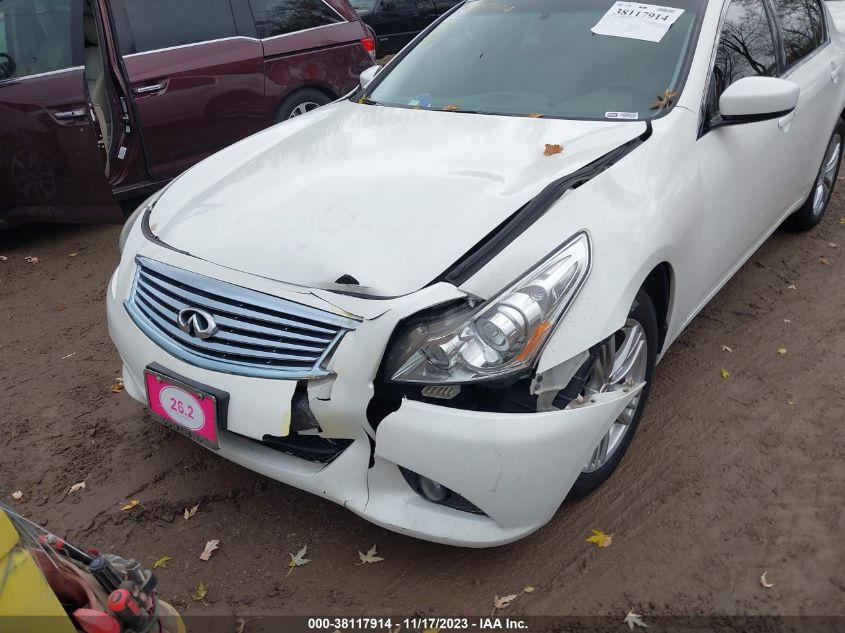 2013 INFINITI G37X - JN1CV6AR4DM752445