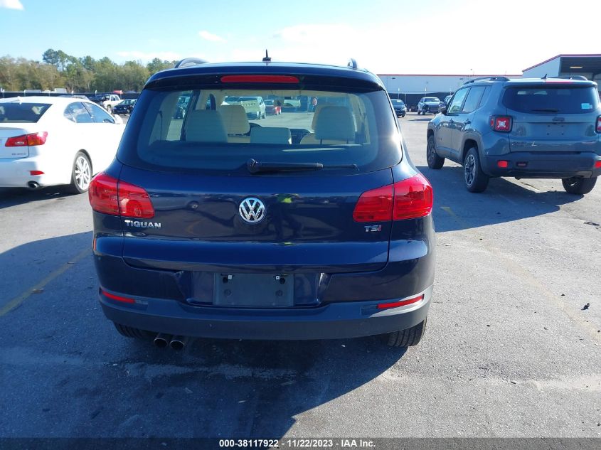 2016 VOLKSWAGEN TIGUAN S - WVGAV7AX6GW602060