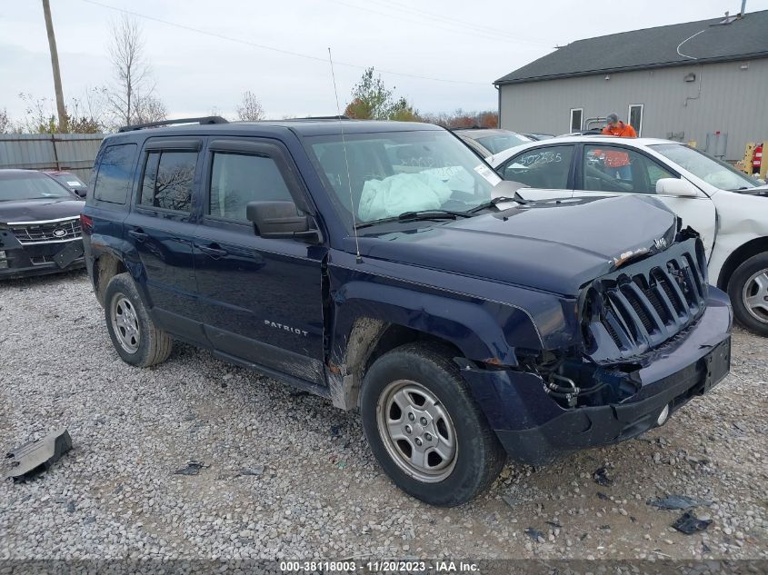 2015 JEEP PATRIOT SPORT - 1C4NJRBB2FD347207