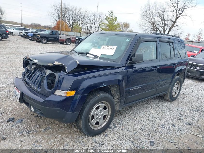 2015 JEEP PATRIOT SPORT - 1C4NJRBB2FD347207