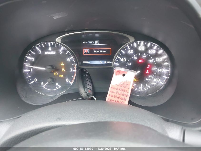 2020 NISSAN PATHFINDER SL 4WD - 5N1DR2CM2LC620722