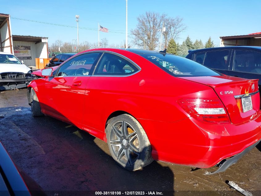 2013 MERCEDES-BENZ C 350 SPORT 4MATIC WDDGJ8JB3DF986532