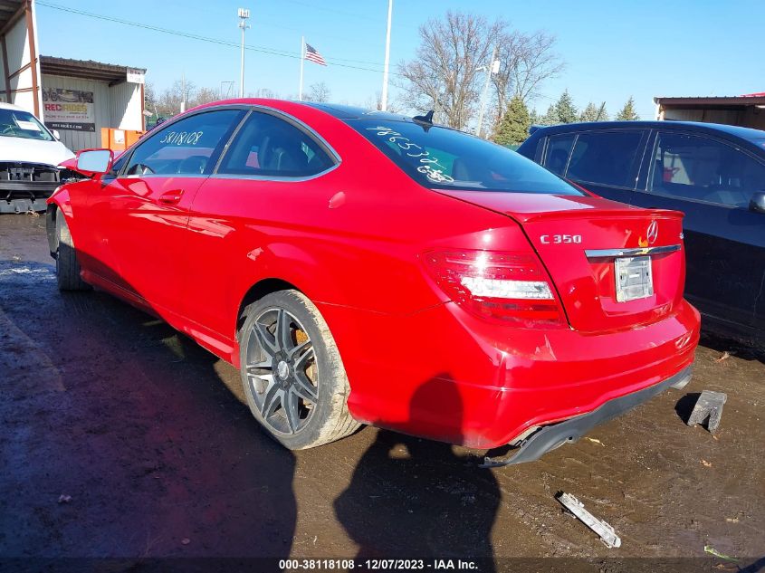 2013 MERCEDES-BENZ C 350 SPORT 4MATIC WDDGJ8JB3DF986532