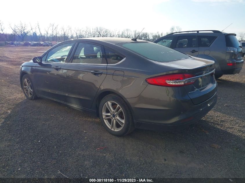 2018 FORD FUSION SE - 3FA6P0HDXJR239107