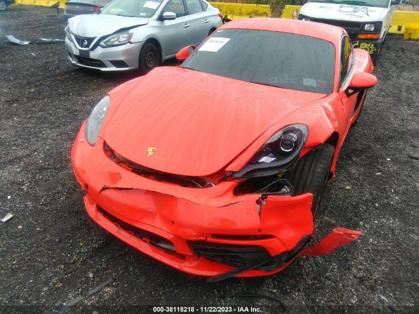 2017 PORSCHE 718 CAYMAN S WP0AB2A8XHS285305