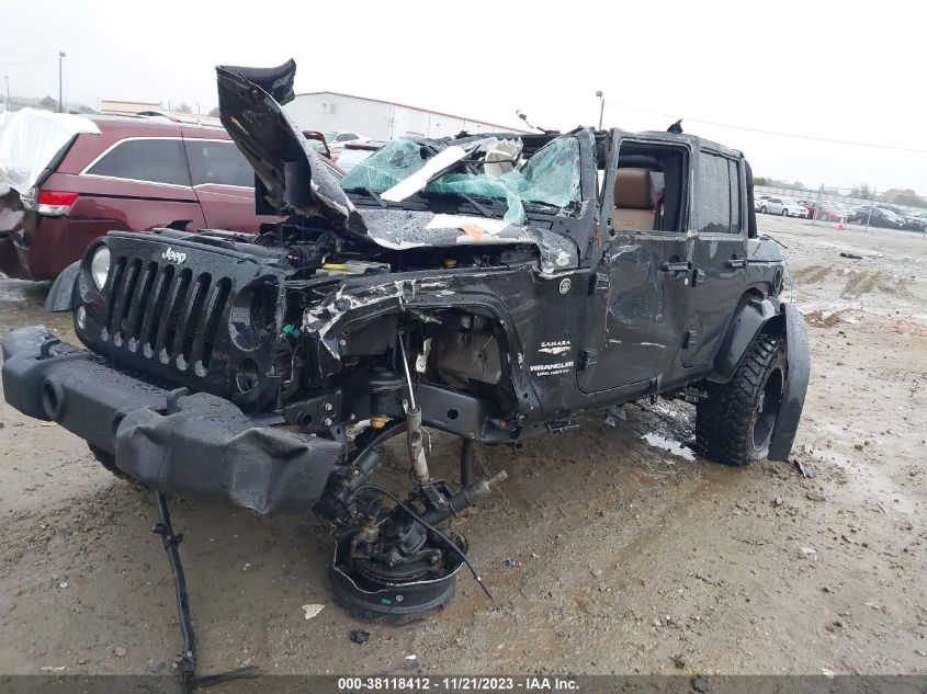2015 JEEP WRANGLER UNLIMITED SAHARA - 1C4BJWEG7FL772842