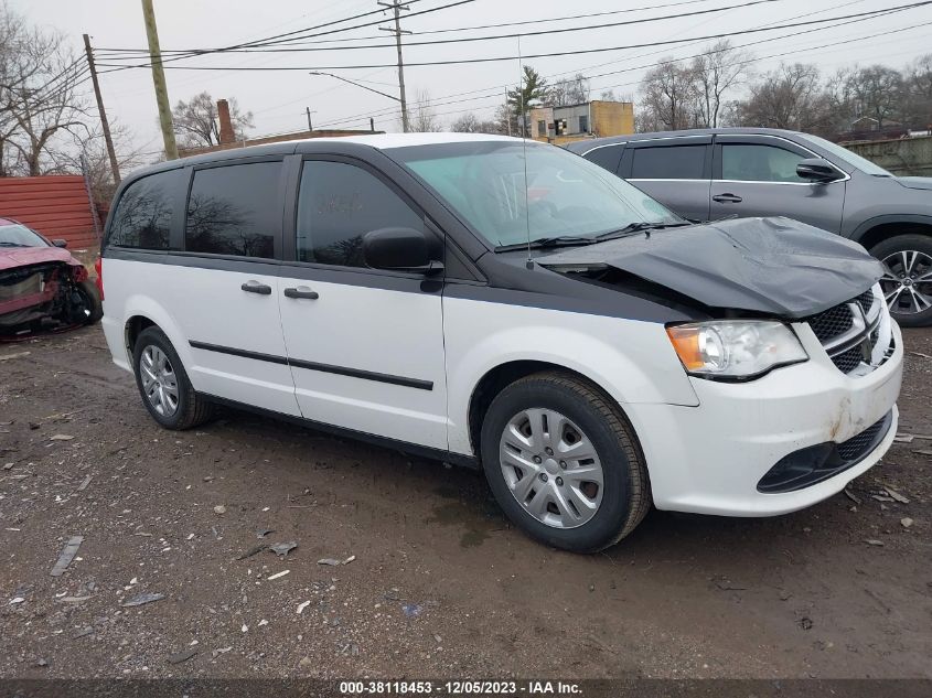 2015 DODGE GRAND CARAVAN AVP/SE - 2C4RDGBG6FR643496