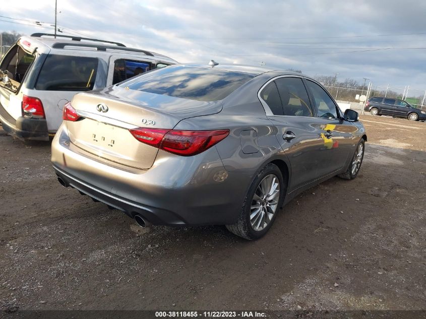 JN1EV7AP7KM541900 Infiniti Q50 3.0T LUXE 4