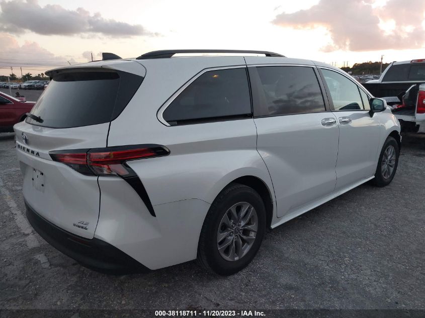 5TDYRKEC5NS102180 2022 TOYOTA SIENNA, photo no. 4