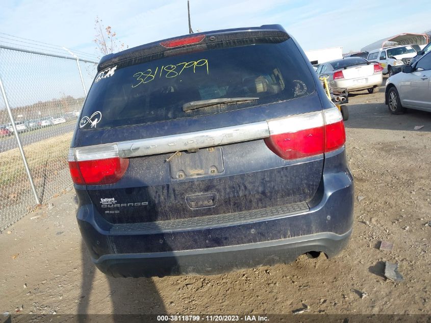 2013 DODGE DURANGO SXT - 1C4RDJAG7DC658738