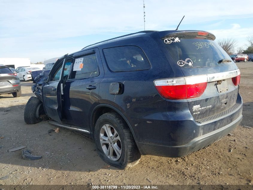 2013 DODGE DURANGO SXT - 1C4RDJAG7DC658738