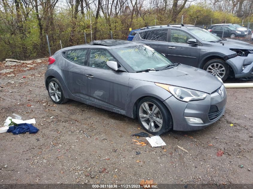 2013 HYUNDAI VELOSTER BASE W/BLACK - KMHTC6AD5DU111162