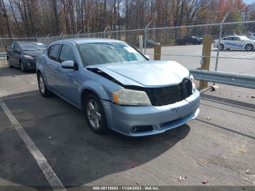 2013 DODGE AVENGER SXT - 1C3CDZCB6DN768274