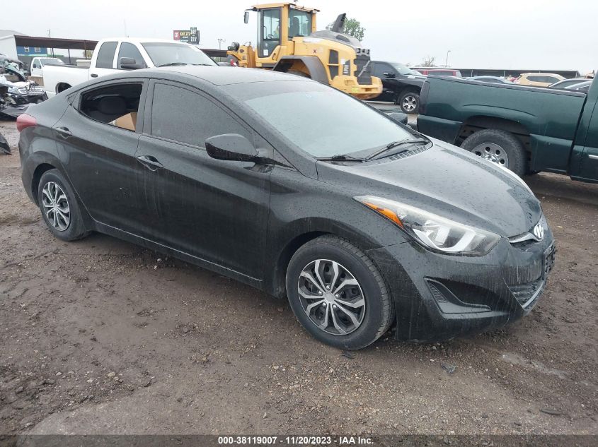 2016 HYUNDAI ELANTRA SE - 5NPDH4AE5GH714795