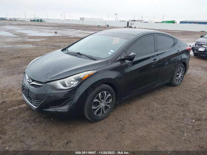 2016 HYUNDAI ELANTRA SE - 5NPDH4AE5GH714795