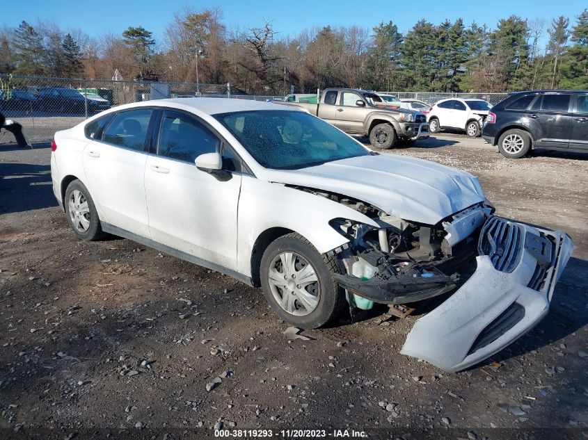 2013 FORD FUSION S - 3FA6P0G77DR137134