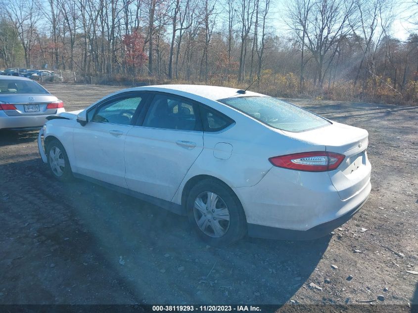 2013 FORD FUSION S - 3FA6P0G77DR137134