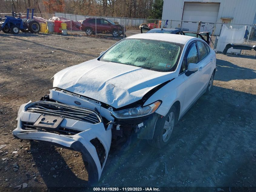 2013 FORD FUSION S - 3FA6P0G77DR137134