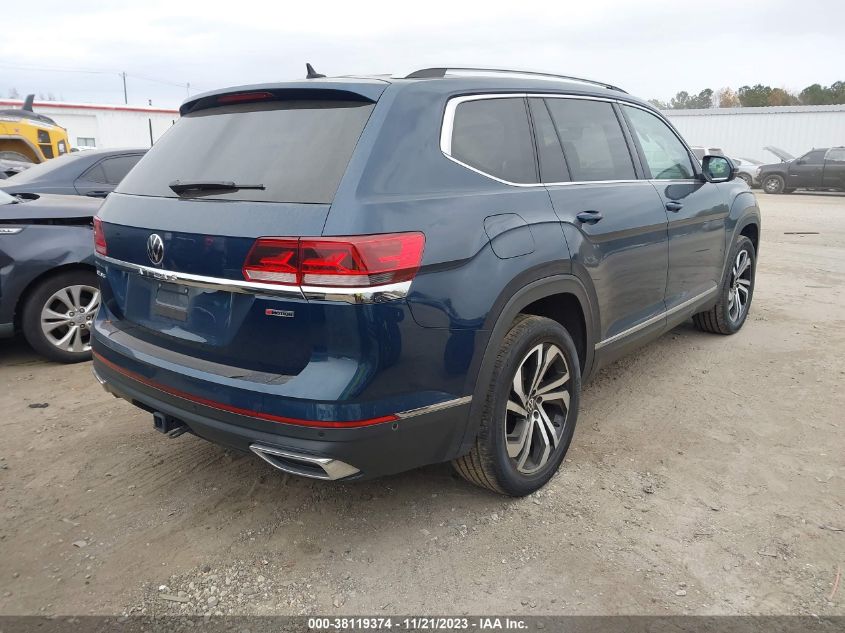 2021 VOLKSWAGEN ATLAS 3.6L V6 SEL PREMIUM - 1V2TR2CA6MC534318