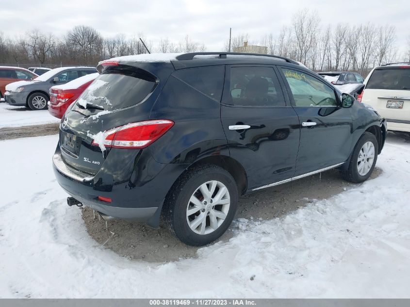 2014 NISSAN MURANO S/SL/SV/LE - JN8AZ1MW6EW528259